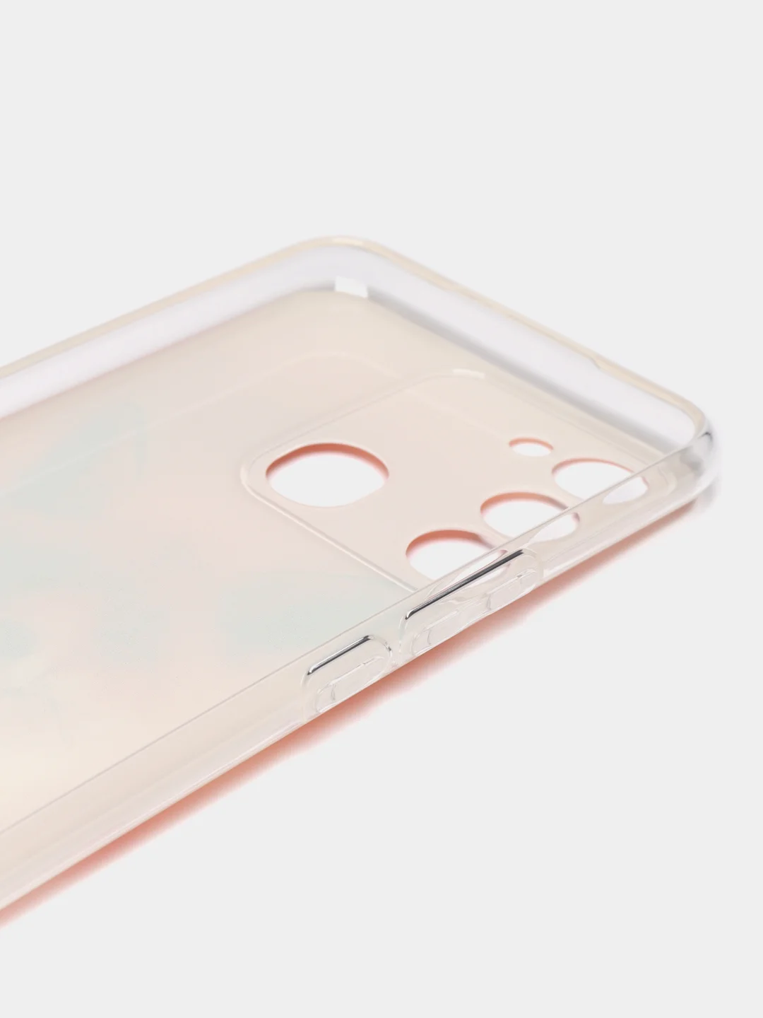 Оранжевый чехол на Tecno Spark Go 2022/8C/9 / Текно Спарк Гоу 2022/8С/9 прозрачный, с рисунком