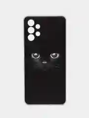 Шоколадный силиконовый чехол на Samsung Galaxy A13 4G / Самсунг А13 4G прозрачный, с рисунком
