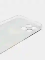 Синий меланж силиконовый чехол на Honor X8 / Хонор Х8 прозрачный, с рисунком, защита камеры