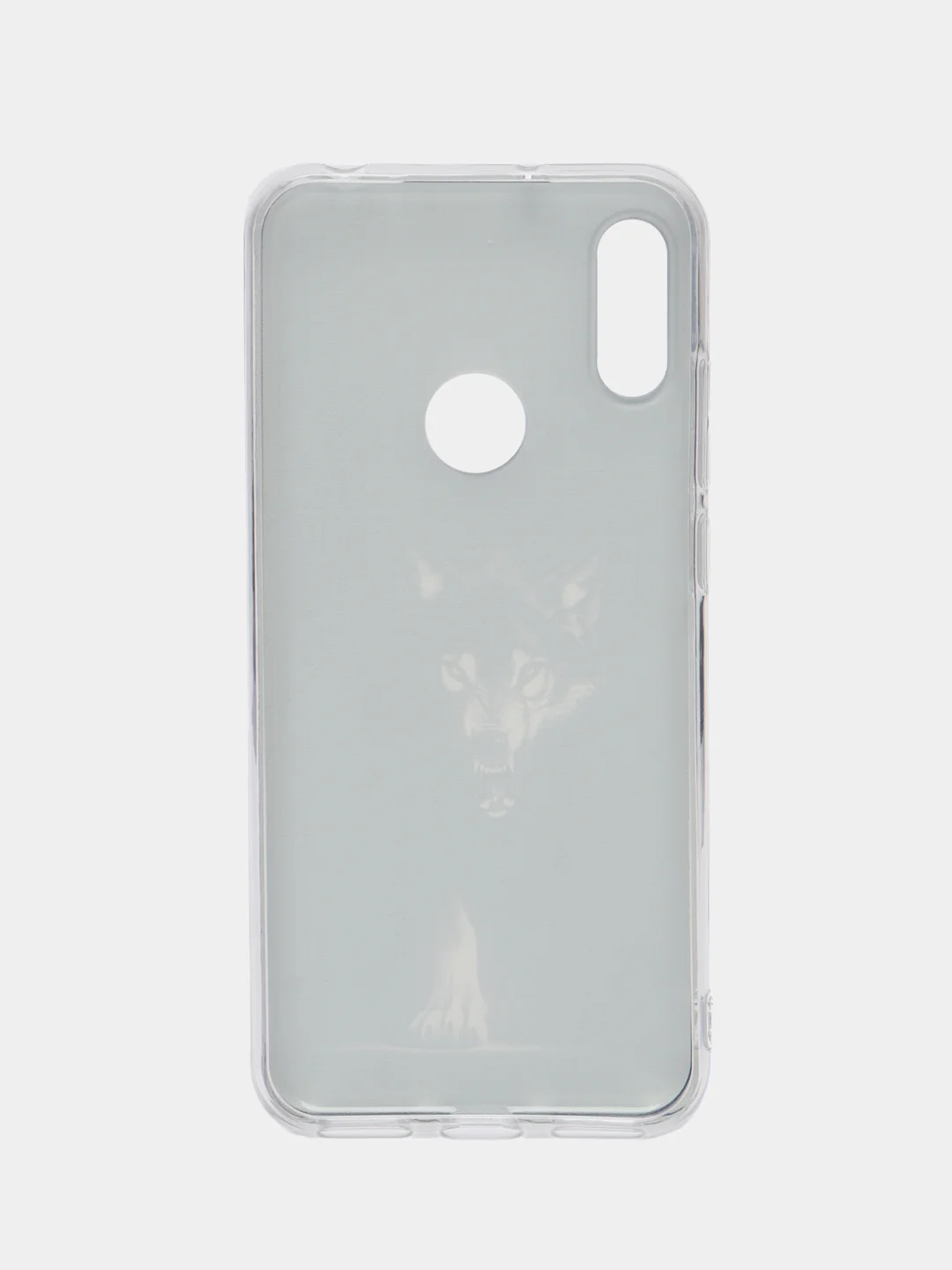Серый меланж силиконовый чехол на Honor 8A/8A Pro/Huawei Y6 2019/Y6s / Хонор 8А прозрачный, с рисунком