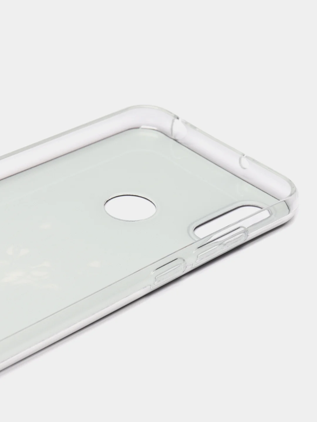 Серый меланж силиконовый чехол на Honor 8A/8A Pro/Huawei Y6 2019/Y6s / Хонор 8А прозрачный, с рисунком