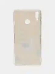 Горчичный силиконовый чехол на Honor 8X / Хонор 8Х прозрачный, с рисунком, защита камеры