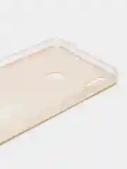 Горчичный силиконовый чехол на Honor 8X / Хонор 8Х прозрачный, с рисунком, защита камеры