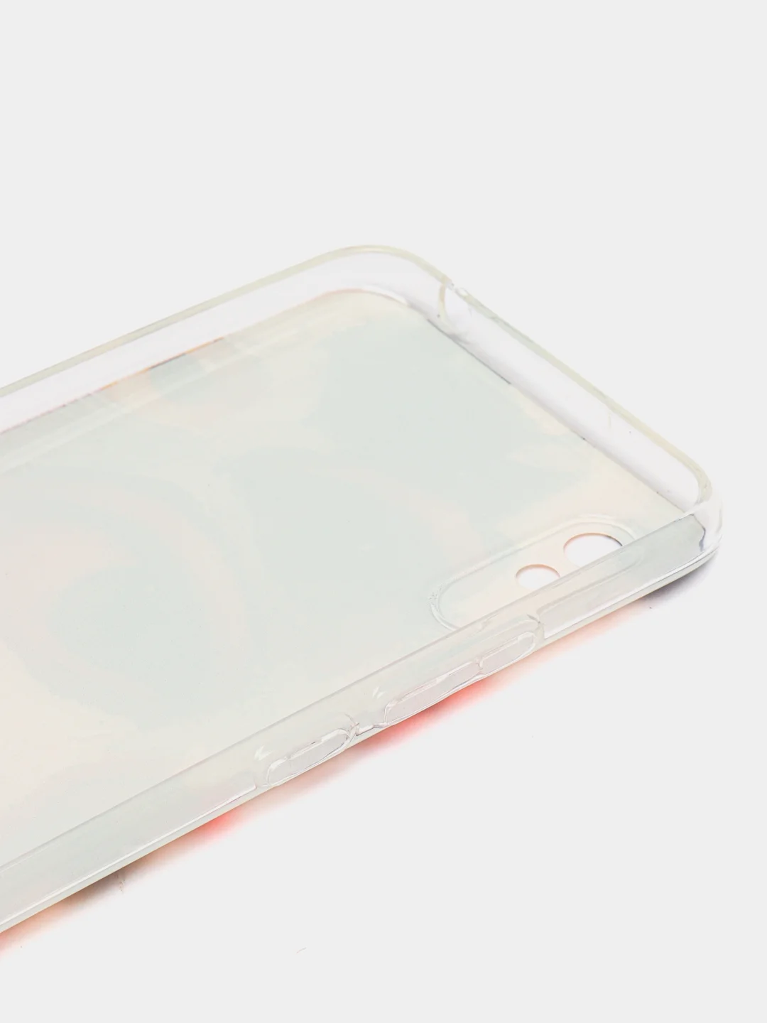 Кремовый силиконовый чехол на Xiaomi Redmi 9A / Сяоми Редми 9А прозрачный с рисунком, защита камеры