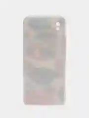 Кремовый силиконовый чехол на Xiaomi Redmi 9A / Сяоми Редми 9А прозрачный с рисунком, защита камеры