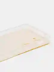 Горчичный силиконовый чехол на Realme 10 4G / Реалми 10 4G прозрачный, с рисунком, защита камеры