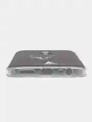 Серый меланж силиконовый чехол на Xiaomi Redmi 8 / Сяоми Редми 8 прозрачный, с рисунком, защита камеры