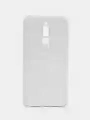 Серый меланж силиконовый чехол на Xiaomi Redmi 8 / Сяоми Редми 8 прозрачный, с рисунком, защита камеры