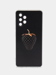 Силиконовый чехол на Samsung Galaxy A32 / Самсунг А32 прозрачный с рисунком, защита камеры