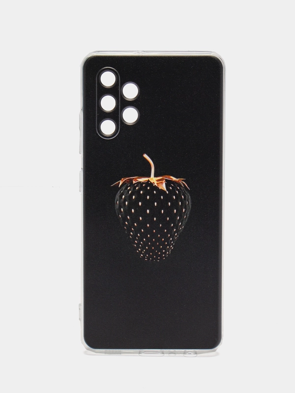 Силиконовый чехол на Samsung Galaxy A32 / Самсунг А32 прозрачный с рисунком, защита камеры