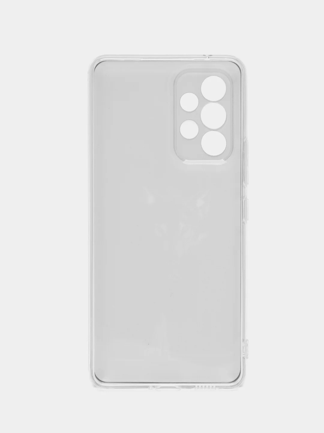 Серый меланж чехол на Samsung Galaxy A53 5G / Галакси А53 5G прозрачный, с рисунком, защита камеры