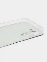 Серый меланж силиконовый чехол на Realme 10 4G / Реалми 10 4G прозрачный, с рисунком, защита камеры