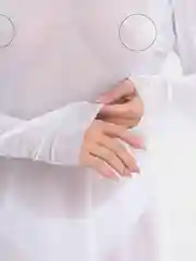 Белый платье в сетку