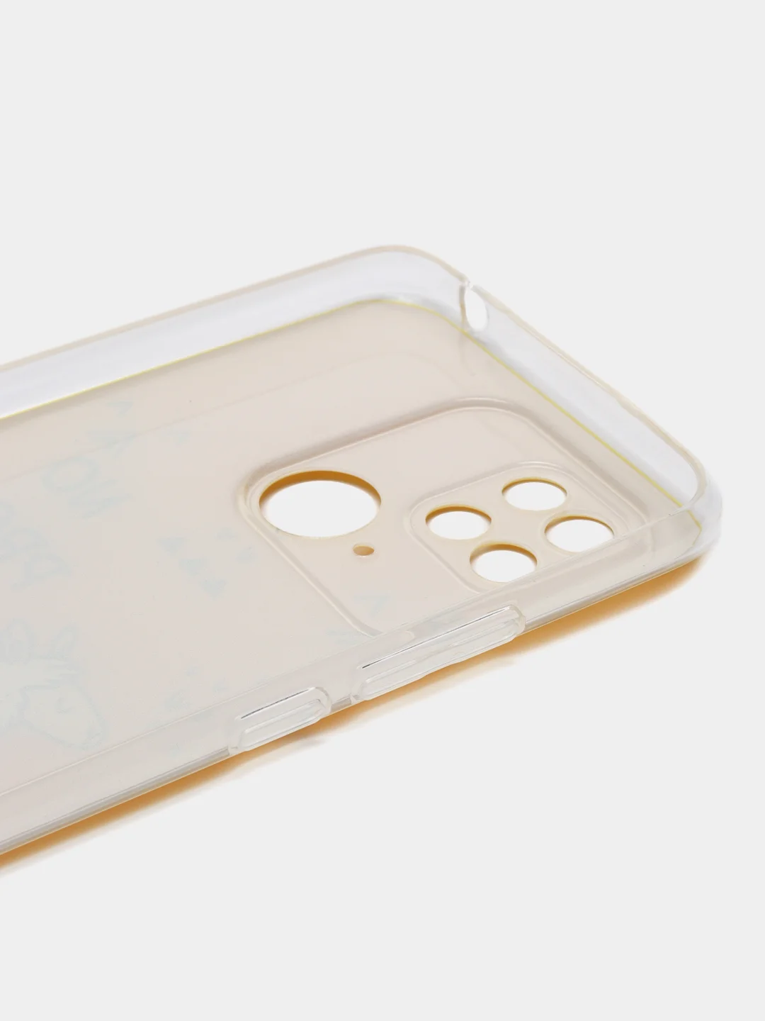 Горчичный чехол на Xiaomi Redmi 10C / Сяоми Редми 10С прозрачный, с рисунком, защита камеры