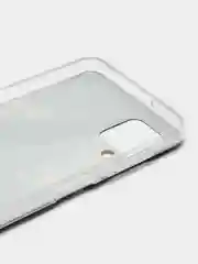 Песочный хаки чехол на Samsung Galaxy A12/M12 / Самсунг А12/М12 прозрачный, с рисунком, защита камеры