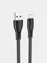 Черный кабель зарядный, BOROFONE BX85, Type-C, Micro-USB, Lightning, PD, для iPhone и Android