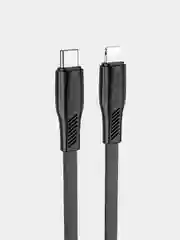 Черный кабель зарядный, BOROFONE BX85, Type-C, Micro-USB, Lightning, PD, для iPhone и Android