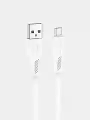 Белый кабель зарядный, BOROFONE BX85, Type-C, Micro-USB, Lightning, PD, для iPhone и Android