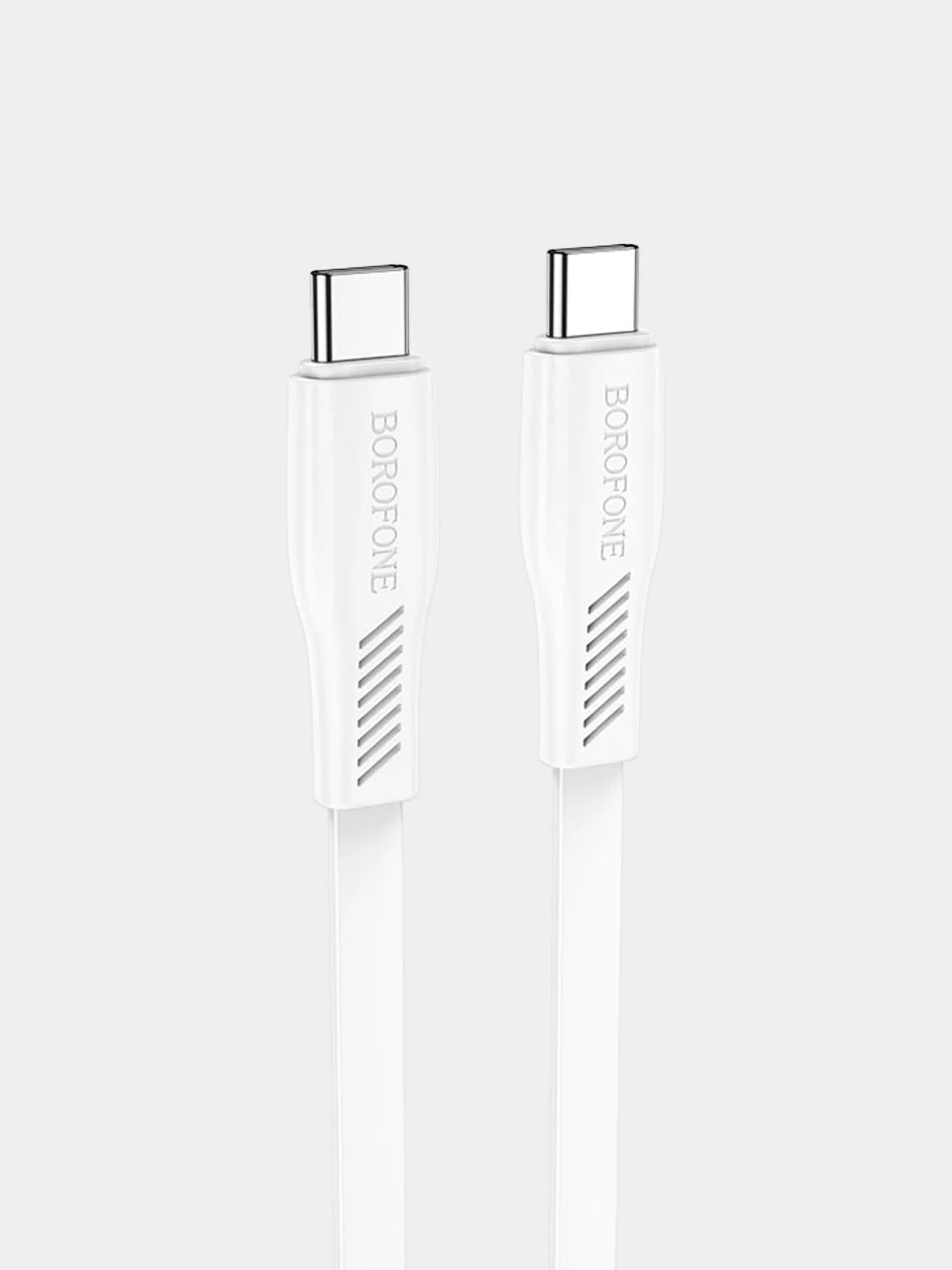Белый кабель зарядный, BOROFONE BX85, Type-C, Micro-USB, Lightning, PD, для iPhone и Android