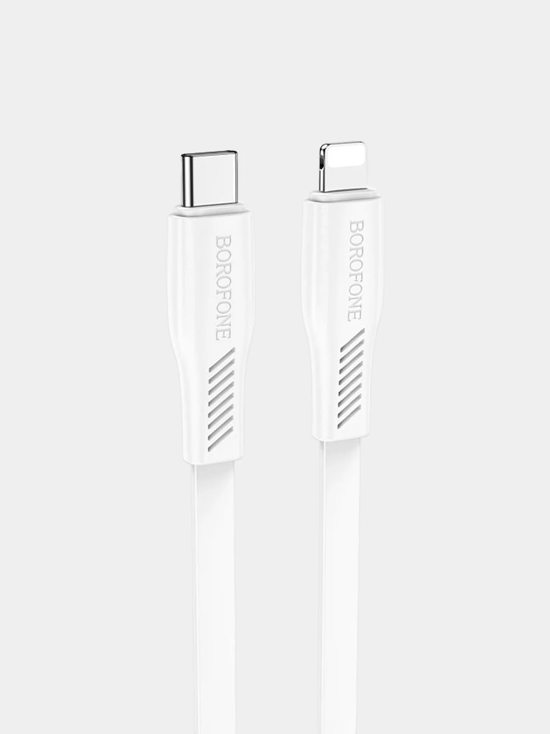 Белый кабель зарядный, BOROFONE BX85, Type-C, Micro-USB, Lightning, PD, для iPhone и Android