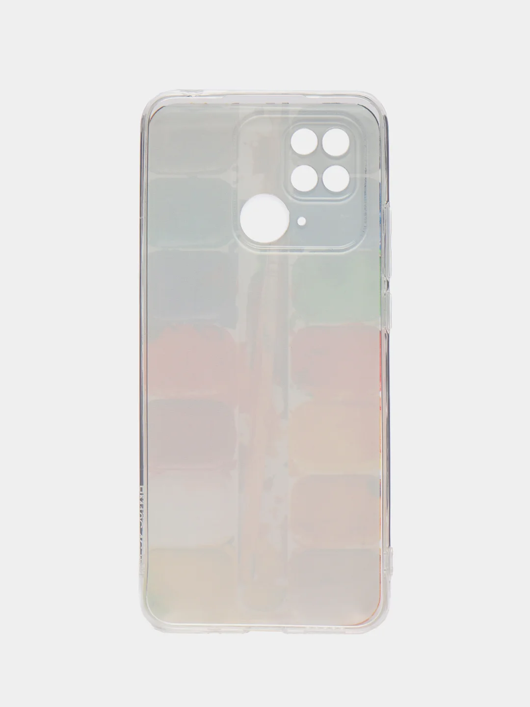 Бордовый чехол на Xiaomi Redmi 10C / Сяоми Редми 10С прозрачный, с рисунком, защита камеры
