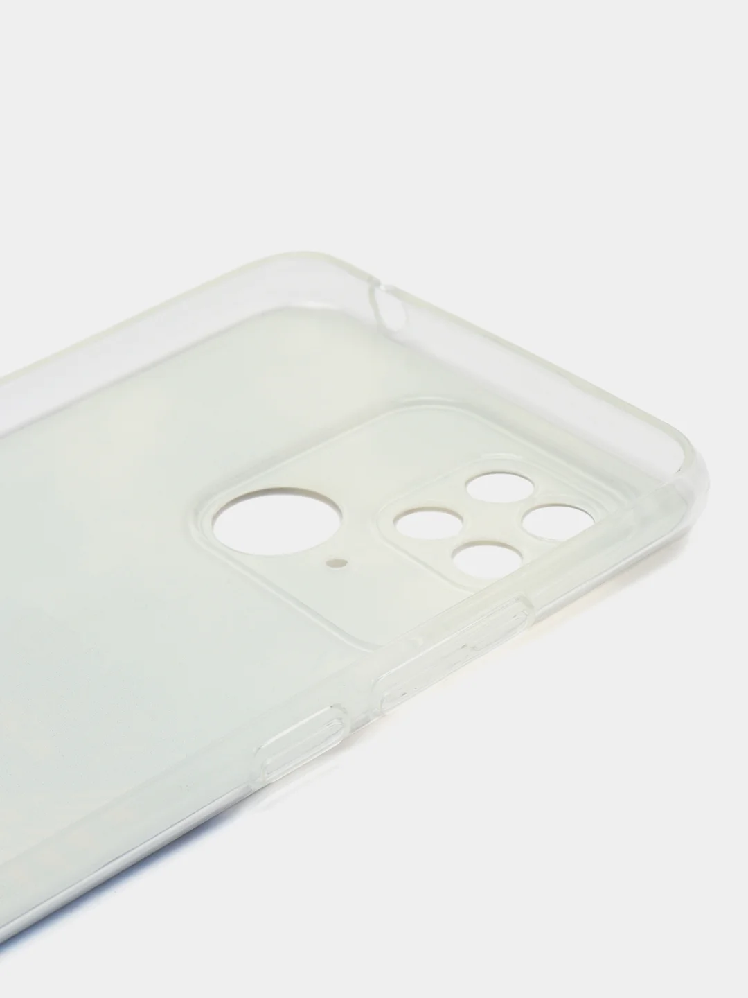 Синий чехол на Xiaomi Redmi 10C / Сяоми Редми 10С прозрачный, с рисунком, защита камеры