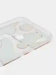Терракотовый силиконовый чехол на Honor 8X / Хонор 8Х прозрачный, с рисунком, защита камеры
