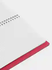 Бизнес-блокнот, записная книжка Brauberg А5 в клетку 80 листов, под кожу на пружине 111042