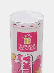 Хлопушка (пневмохлопушка) с конфетти праздничная Золотая Сказка Сердечки, красный, 591475