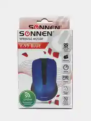 Мышь, мышка беспроводная для компьютера и ноутбука Sonnen, 4 кнопки, оптическая, 513530