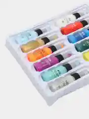 Краски акриловые для техники "Флюид Арт" (POURING PAINT), НАБОР 12 цветов по 22 мл