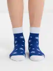 Индиго носки женские, махровые, новогодние