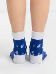 Индиго носки женские, махровые, новогодние