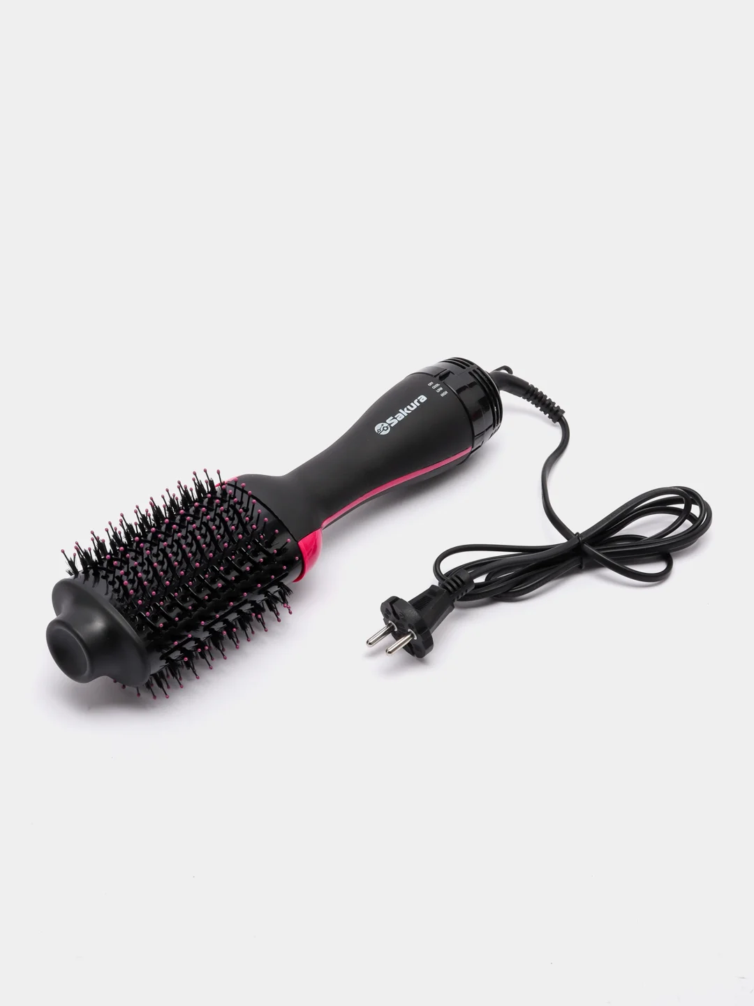 Розовый фен-расческа Sakura SA-4206Р, 3 температурных режима