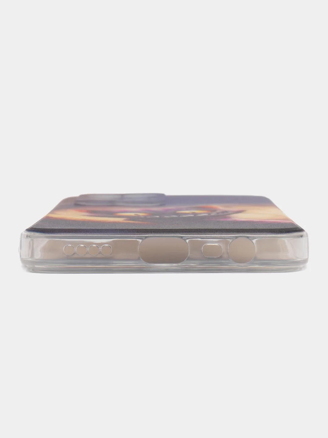 Индиго силиконовый чехол на Oppo Realme 8/8 Pro / Оппо Реалми 8/8 Про прозрачный, с рисунком