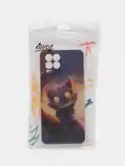 Индиго силиконовый чехол на Oppo Realme 8/8 Pro / Оппо Реалми 8/8 Про прозрачный, с рисунком