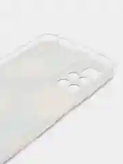 Кораллово-розовый силиконовый чехол на Xiaomi Redmi 10 / Сяоми Редми 10 прозрачный с рисунком, защита камеры