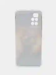 Индиго силиконовый чехол на Xiaomi Redmi 10 / Сяоми Редми 10 прозрачный с рисунком, защита камеры