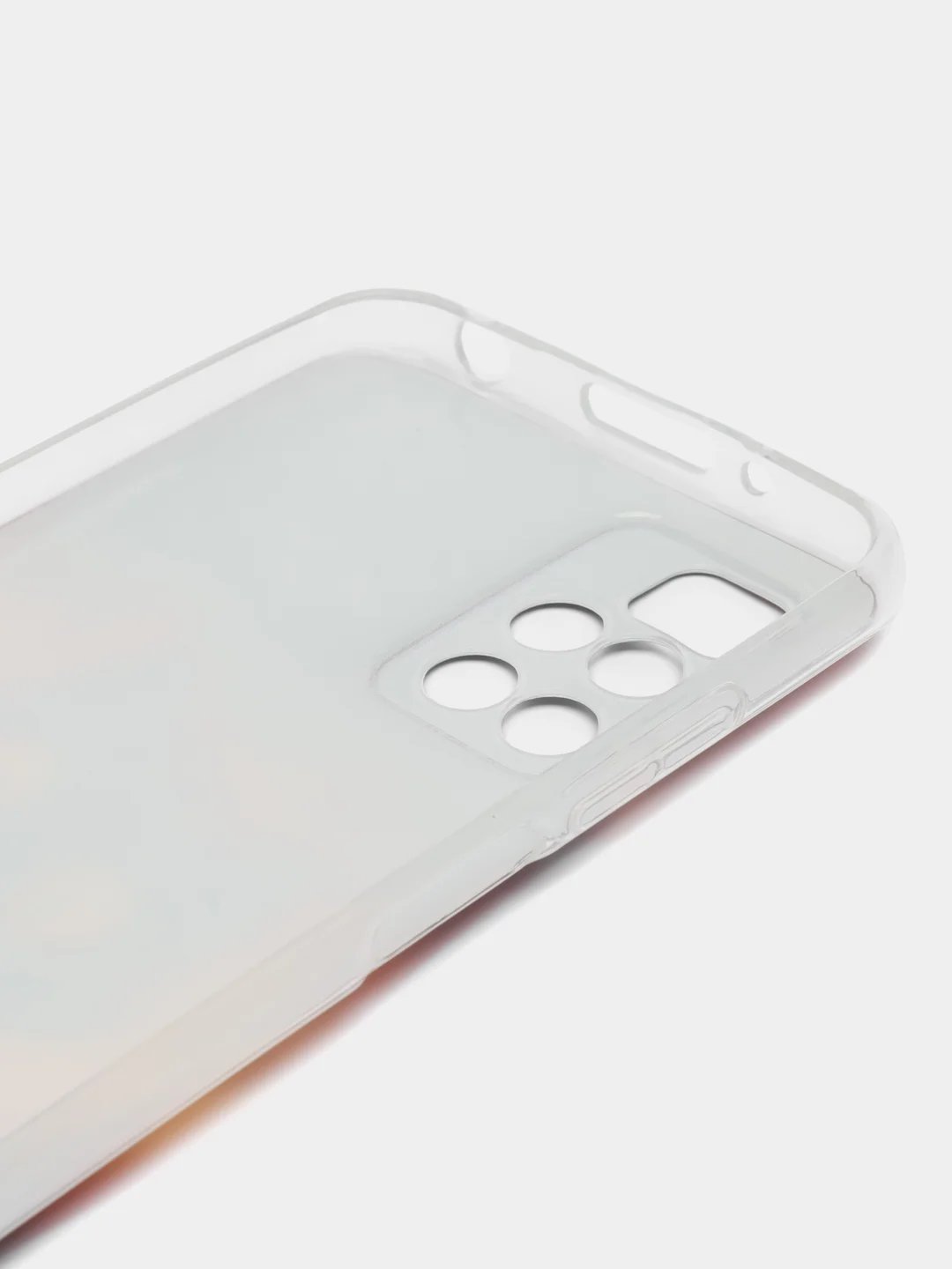 Индиго силиконовый чехол на Xiaomi Redmi 10 / Сяоми Редми 10 прозрачный с рисунком, защита камеры