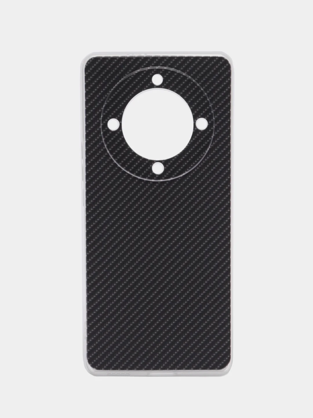 Хаки силиконовый чехол на Honor X9A / Хонор X9A прозрачный, с рисунком, защита камеры