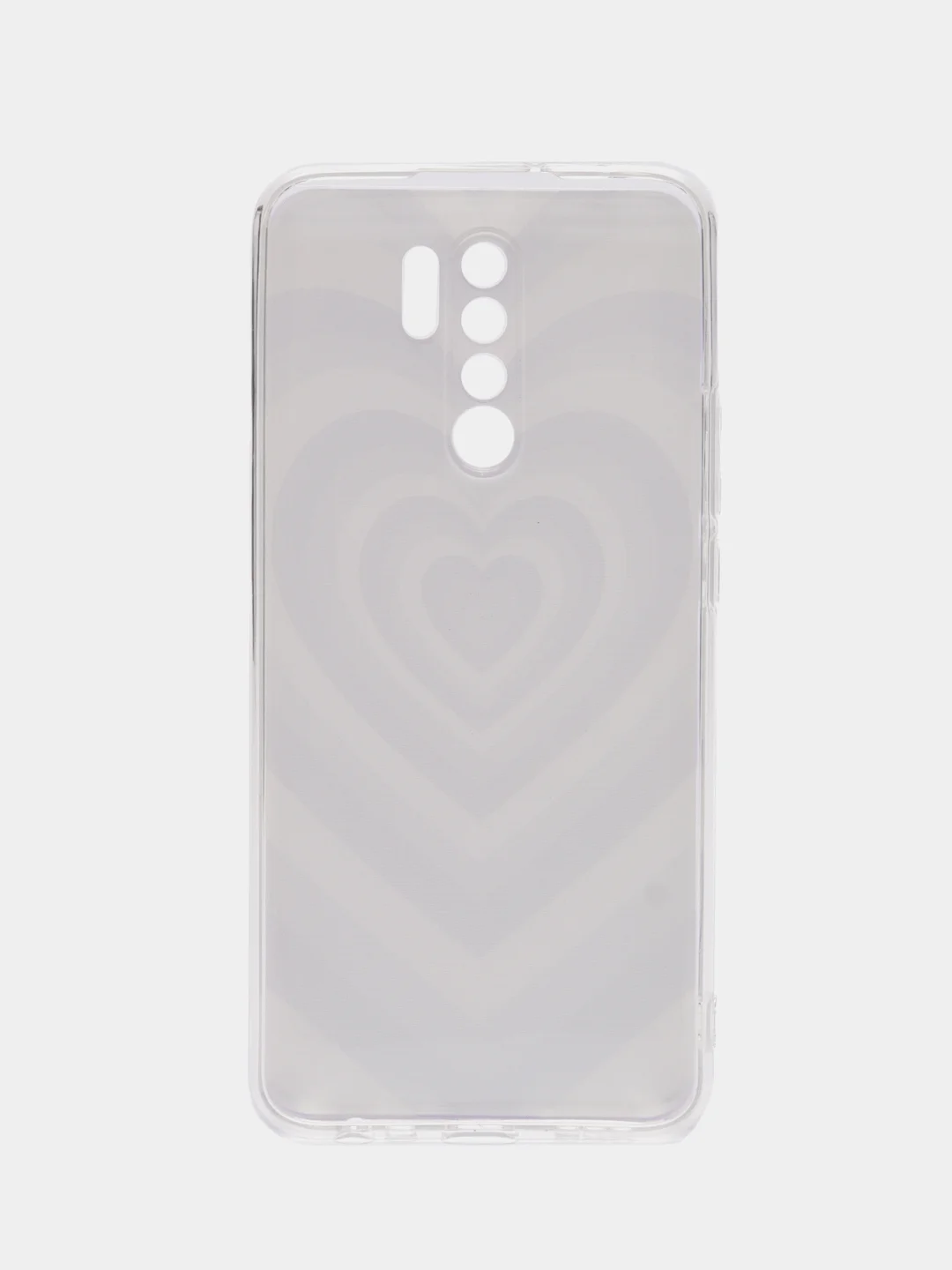Лавандовый силиконовый чехол на Xiaomi Redmi 9 / Сяоми Редми 9 прозрачный, с рисунком, защита камеры