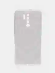 Лавандовый силиконовый чехол на Xiaomi Redmi 9 / Сяоми Редми 9 прозрачный, с рисунком, защита камеры