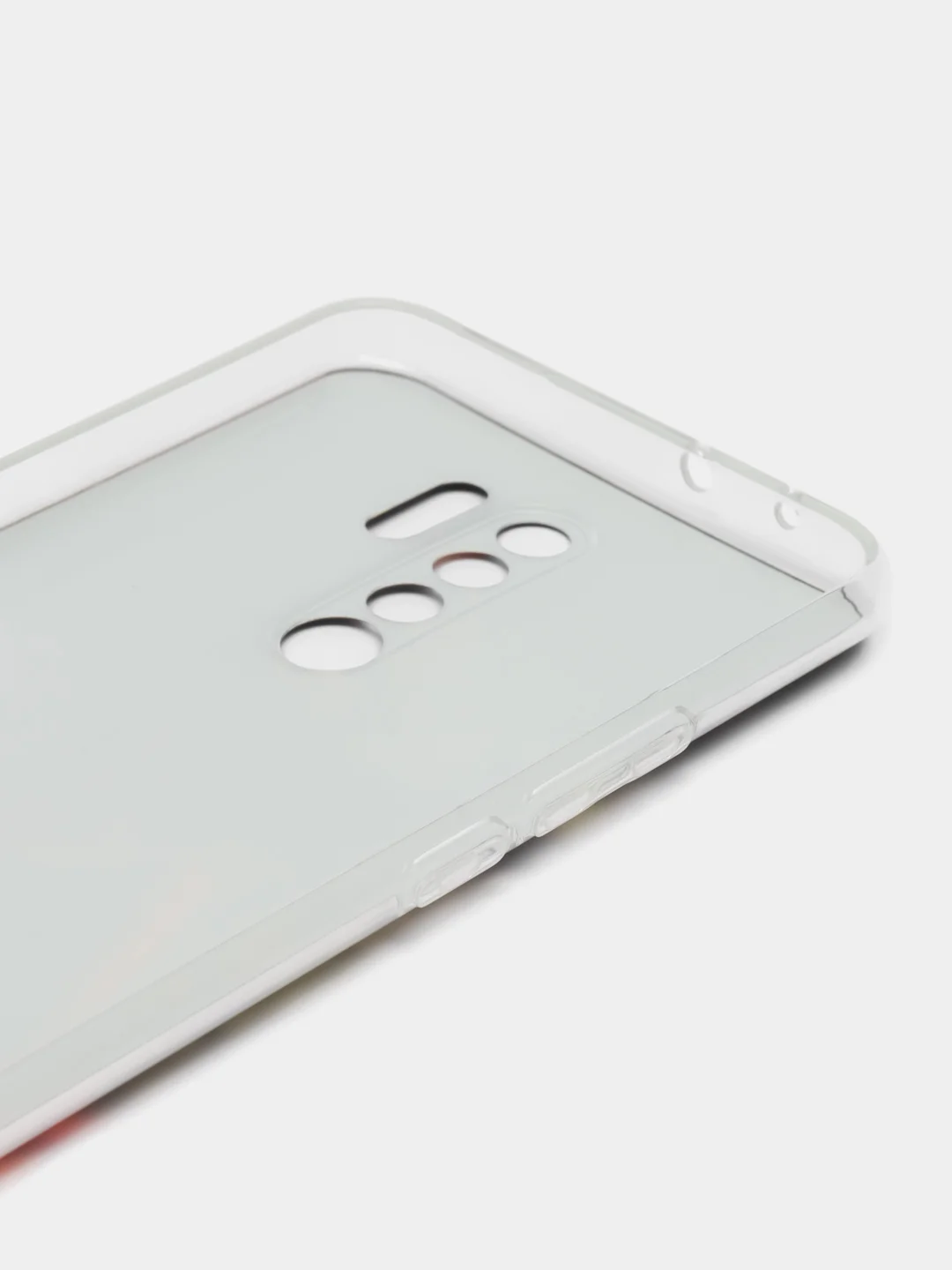 Медный силиконовый чехол на Xiaomi Redmi 9 / Сяоми Редми 9 прозрачный, с рисунком, защита камеры