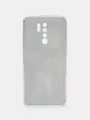 Медный силиконовый чехол на Xiaomi Redmi 9 / Сяоми Редми 9 прозрачный, с рисунком, защита камеры