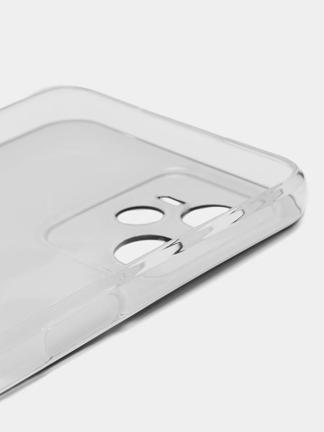 Оливковый силиконовый чехол на Realme C35 / Реалми С35 прозрачный, с рисунком, защита камеры