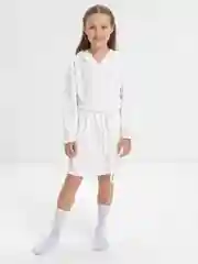 Молочный халат детский, тонкий, из односторонней махры, для бассейна