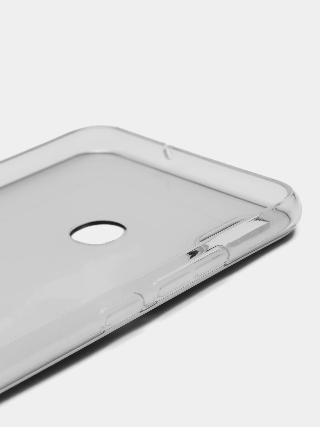 Оливковый силиконовый чехол на Honor 8X / Хонор 8Х прозрачный, с рисунком, защита камеры