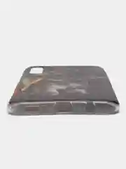 Тёмно-бордовый силиконовый чехол на Samsung Galaxy A50/A30s / Самсунг А50/А30s прозрачный, с рисунком