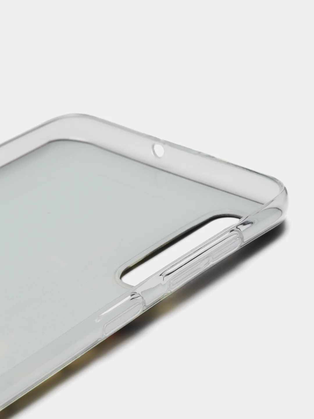 Тёмно-бордовый силиконовый чехол на Samsung Galaxy A50/A30s / Самсунг А50/А30s прозрачный, с рисунком