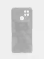 Серый чехол на Xiaomi Redmi 10C / Сяоми Редми 10С прозрачный, с рисунком, защита камеры